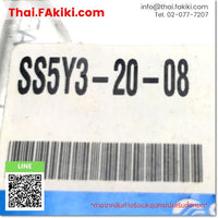 (C)Used, SS5Y3-20-08, Manifold valve, แมนิโฟล์ดฐานตั้งวาล์ว, SMC