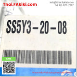 (C)Used, SS5Y3-20-08, Manifold valve, แมนิโฟล์ดฐานตั้งวาล์ว, SMC