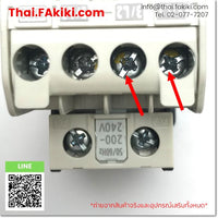 (C)Used, MSO-T10KP AC200V 4-6A 1a, Electromagnetic Contactor, แมกเนติกคอนแทคเตอร์, MITSUBISHI