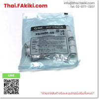 (B)Unused, KQ2H06-08 Fitting, ฟิตติ้ง สเปค  1pack/10pcs, SMC