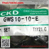 (B)Unused*, GWS10-10-E R3/8 , 1pack/10pcs, Fitting, ฟิตติ้ง, CKD