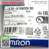 (A)Unused, E2E-X15B3DL30 5m, Proximity Sensor, พร็อกซิมิตี้เซนเซอร์, OMRON