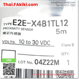 (A)Unused, E2E-X4B1TL12 5m, Proximity Sensor, พร็อกซิมิตี้เซนเซอร์, OMRON