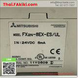 (C)Used, FX2N-8EX-ES/UL, Programmable Controller, โปรแกรมเมเบิลลอจิกคอลโทรลเลอร์, MITSUBISHI