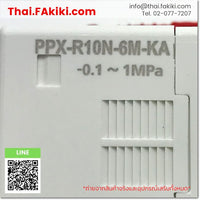 (B)Unused*, PPX-R10N-6M-KA DC12-24V R1/8, M5, Digital Pressure Sensor, เซนเซอร์ความดันแบบดิจิตอล, CKD