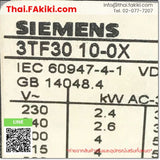 (B)Unused*, 3TF30 10-0XP0 1NO, Magnetic Contactor, แมกเนติกคอนแทคเตอร์, SIEMENS