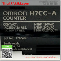 (B)Unused*, H7CC-A  AC100-240V, Counter, เครื่องนับจำนวนสัญญาณ, OMRON