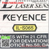 (D)Used*, IL-S065, Laser Sensor Head, หัวเซนเซอร์เลเซอร์, KEYENCE