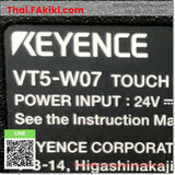 (D)Used*, VT5-W07 DC24V, Touch panel, แผงสัมผัส, KEYENCE