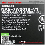 (B)Unused*, NA5-7W001B DC24V 7inch, Touch Panel, หน้าจอสัมผัส, OMRON