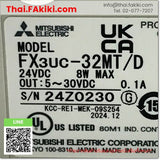 (A)Unused, FX3UC-32MT/D DC24V, PLC Main Module, พีแอลซียูนิตหลัก, MITSUBISHI