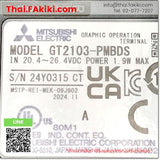 (A)Unused, GT2103-PMBDS DC24V, Graphic Operation Terminal, GOT, หน้าจอแสดงผล GOT, MITSUBISHI