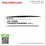 (A)Unused, LR-X250, CMOS laser sensor with built-in amplifier, เซนเซอร์เลเซอร์ CMOS พร้อมแอมพลิฟายเออร์ในตัว, KEYENCE