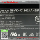 (A)Unused, S8VK-X12024A-EIP DC24V 5.0A, Power Supply, พาวเวอร์ซัพพลาย, OMRON