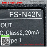 (A)Unused, FS-N42N, Fiber Optic Sensor Amplifier, ดิจิตอลไฟเบอร์เซนเซอร์, KEYENCE
