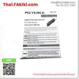 (A)Unused, FS-N40, Digital Fiber Optic Sensor Amplifier, ไฟเบอร์เซนเซอร์ แอมพลิฟายเออร์ดิจิตอล, KEYENCE