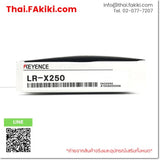 (A)Unused, LR-X250, CMOS laser sensor with built-in amplifier, เซนเซอร์เลเซอร์ CMOS พร้อมแอมพลิฟายเออร์ในตัว, KEYENCE
