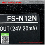 (A)Unused, FS-N12N, Fiber Optic Sensor Amplifier, ไฟเบอร์ออปติกเซนเซอร์, KEYENCE