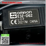 (C)Used, E3Z-D62 2m, Photoelectronic Sensor, โฟโตอิเล็กทริคเซนเซอร์, OMRON