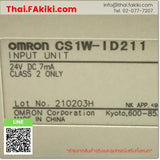 (B)Unused*, CS1W-ID211 16points, Input Module, อินพุธโมดูล, OMRON