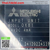 (A)Unused, QX81 32points, PLC I/O Module, โมดูล PLC I/O, MITSUBISHI