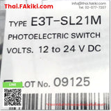 (A)Unused, E3T-SL21M 2m, Photoelectric Sensor, โฟโต้อิเล็กทริค เซ็นเซอร์, OMRON