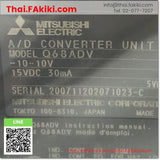 (A)Unused, Q68ADV 8ch Digital-Analog Converter Module,  โมดูลตัวแปลงดิจิตอล-อนาล็อก สเปค -, MITSUBISHI