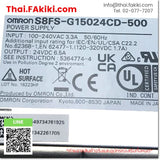 (A)Unused, S8FS-G15024CD-500 DC24V 6.5A Power Supply, พาวเวอร์ซัพพลาย สเปค -, OMRON
