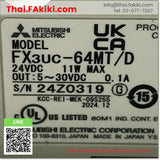 (A)Unused, FX3UC-64MT/D 32points, PLC Main Module, พีแอลซียูนิตหลัก, MITSUBISHI