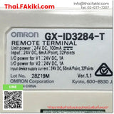 (A)Unused, GX-ID3284-T Ver.1.1, Remote I/O Terminal, เทอร์มินัล I/O ระยะไกล, OMRON