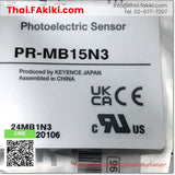 (A)Unused, PR-MB15N3, Photoelectronic Sensor, โฟโต้อิเล็กทริคเซ็นเซอร์, KEYENCE