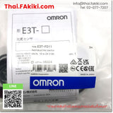 (A)Unused, E3T-FD11 2m, Photoelectric Sensor, โฟโต้อิเล็กทริค เซ็นเซอร์, OMRON