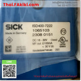 (B)Unused*, ISD400-7222 DC18-30V, Photoelectric Sensor, โฟโตอิเล็กทริคเซนเซอร์, SICK
