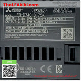 (B)Unused*, FR-D740-0.75K 0.4kW, Inverter, อินเวอร์เตอร์, MITSUBISHI
