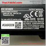 (A)Unused, KV-N16ER 16points, Expansion Output Module, โมดูลอินพุตส่วนขยาย, KEYENCE