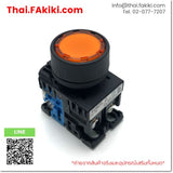 (C)Used, AR22F0L-E3O Amber Rc22mm, Push Button Switch, สวิตช์ปุ่มกด, IDEC