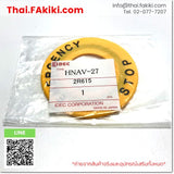 (A) Unused, HNAV-27, Emergency Stop, Emergency Stop Push Button Switch Label, IDEC