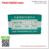 (A)Unused, TM-1001 2port AC/DC60V 15A Rc22mm, Terminal Block, กล่องเทอร์มินอลบล็อค, TOGI