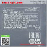 (A)Unused , MR-J4W3-222B AC200V 0.2kW , Servo Amplifier ชุดควบคุมการขับเคลื่อนเซอร์โว , MITSUBISHI