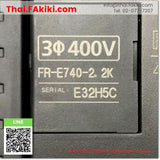 (A)Unused , FR-E740-2.2K AC400V , Inverter อินเวอร์เตอร์ , MITSUBISHI