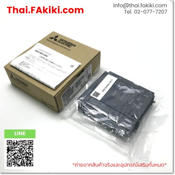 (A)Unused, Q64AD 4ch, Analog-Digital Converter Module, โมดูลตัวแปลงดิจิตอล-อนาล็อก, MITSUBISHI