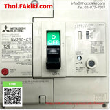 (A)Unused, NV250-CV 3P 125A, Earth Leakage Circuit Breaker, เบรกเกอร์โนฟิวส์, MITSUBISHI