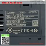 (C)Used, FR-E720-0.2K AC200V 0.2kW, inverter, อินเวอร์เตอร์, MITSUBISHI