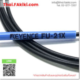 (A)Unused, FU-21X(1000) 1m, Fiber Optic Sensor, ไฟเบอร์ออปติกเซนเซอร์, KEYENCE