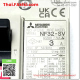 (A)Unused, NF32-SV 2P 3A, No-Fuse Breaker, เบรกเกอร์โนฟิวส์, MITSUBISHI