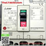 (B)Unused*, NF125-SV 4P 60A, No fuse Circuit Breaker, โนฟิวส์ เบรกเกอร์, MITSUBISHI