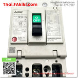 (C)Used, NF32-SV 3P 15A, No-Fuse Breaker, เบรกเกอร์โนฟิวส์, MITSUBISHI