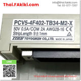 (C)Used, PCV5-4F402-TB34-M2-X, Terminal Block, เทอร์มินอลบล็อค, TOGI