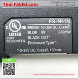 (A)Unused, FS-N41N, Digital fiber senser, ดิจิตอลไฟเบอร์เซนเซอร์, KEYENCE