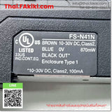 (A)Unused, FS-N41N, Digital fiber senser, ดิจิตอลไฟเบอร์เซนเซอร์, KEYENCE